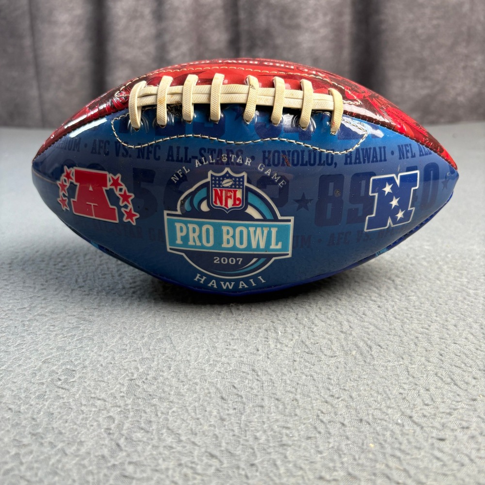 NFL Pro Bowl 2007 Hawaii Souvenir Mini Football AFC NFC Rosters K2LP Inc